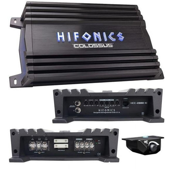 Hifonics HCC-2000.1D 2000 Watts Mono Car Audio Amplifier COLOSSUS Classic Amp