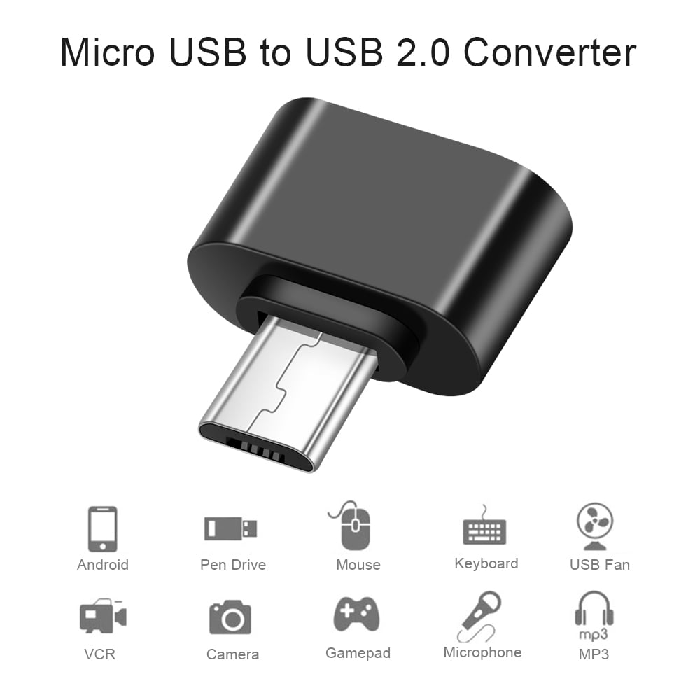 Buy OTG Micro USB To USB 2.0 Female Converter Adapter Smart Connection Kit Adapter Online in