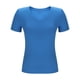 thumbnail image 5 of Blusas de Encaje de Manga Corta con Capucha de Cuello en V, 95% Poliéster 5% Spandex Camiseta de Manga Corta con Capucha, 5 of 8