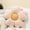 White, variant on 15.7'' Flower Shaped Throw Pillow, Soft Decorative Cushion for Sofa, Bed, and Floor Seating, White