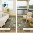 thumbnail image 4 of Addison Rugs Chantille Indoor/Outdoor Transitional Spiral Olive Machine Washable Round Rug, 8' x 8', 4 of 8