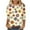Yellow Tops for Women_q, variant on CYMMPU Crewneck Floral Printed 3/4 Length Sleeve Summer Fall Shirts Business Work Blouses Plus Size Tunic Tops Vintage Basic Tees 2025 Clothes for Women Yellow XXL