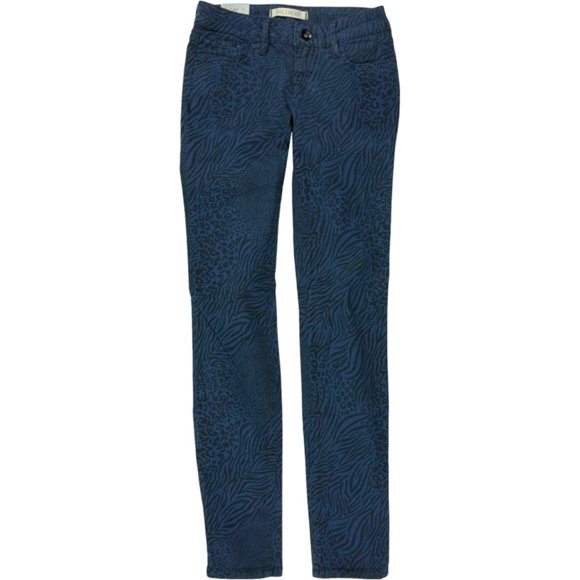 Bullhead Denim Co. Jeans ajustados de tiro bajo para mujer, multicolor, 7/8