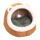thumbnail image 2 of Cama semicerrada para mascotas (1 unidad) 28 x 28 x 30 cm cómoda cama para gatos y perros pequeños con cojín extraíble forro grueso y cálido para climas fríos espacio privado y, 2 of 9