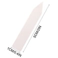 thumbnail image 3 of Single-Character Garden Marker, 1.97 x 0.39 inch Waterproof Plastic Label Stake for Herb Pots, Cactus Containers, Trays, Greenhouse Displays and Outdoor Organization, White, 3 of 7
