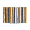 thumbnail image 3 of Better Trends 24" x 36" Bathroom Rugs 100% Polyester Soft Water Absorbent Non Slip Bath Mat Machine Washable Rug Griffie Collection - Yellow, 3 of 8