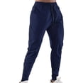 thumbnail image 5 of Jogger Pants for Men Tapered Slim Fit Drawstring Sweatpants Breathable Stretch Active Trousers Paneled Design Ankle Zipper Workout Outfits, 5 of 5