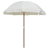 vidaXL Outdoor Umbrella Parasol with Crank Patio Sunshade Sun Shelter Steel