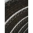 thumbnail image 1 of Ahgly Company Indoor Rectangle Patterned Black Novelty Area Rugs, 7' x 10', 1 of 6