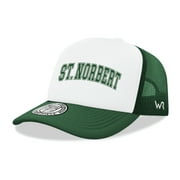 St. Norbert College Green Knights Practice College Cap Hat - Forest Green