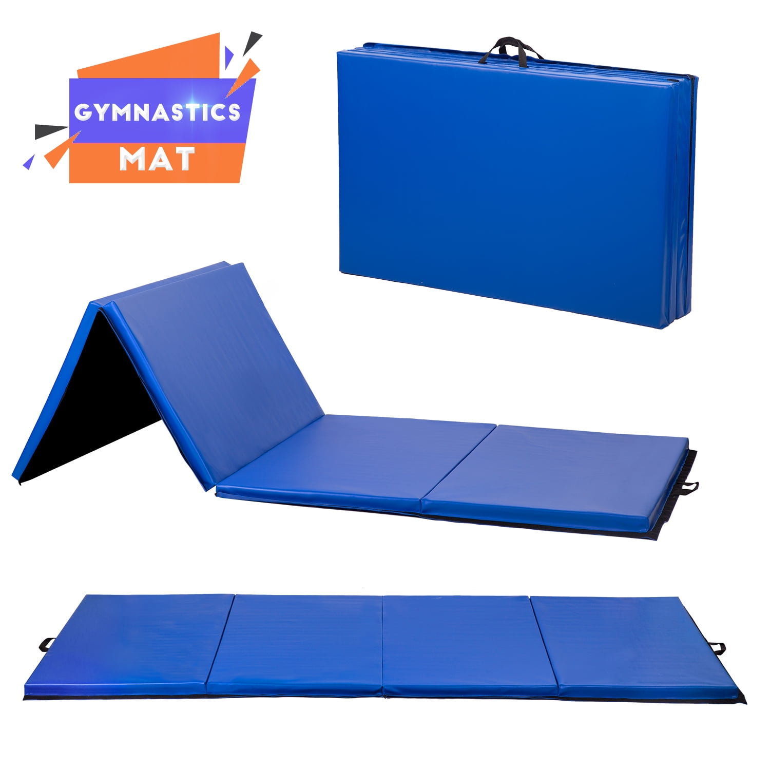 Folding GYM MAT Panel Yoga Exercise Class Padded Gymnastics Physio Floor 