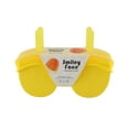 thumbnail image 5 of Smiley Face Silicone Ice Pop Molds-4 Cavity Yellow, 5 of 5