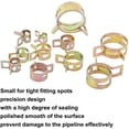 thumbnail image 4 of 120 Uds. Clips tipo banda de resorte abrazadera de tubo de manguera de vacío de silicona de combustible abrazadera de aire de baja presión Kit surtido de sujetadores 6-22mm 12 tamaños Fokelyi CZBG-ZC77, 4 of 8