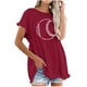 thumbnail image 1 of Camiseta de manga corta estampada casual para mujer OAVQHLG3B Store  lin121212, 1 of 5