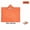Orange 2 pcs, variant on Portable Outdoor Emergency Rain Poncho with Mylar Blanket Liner Thermal Poncho Waterproof Wind Resistant for Camping Emergencies