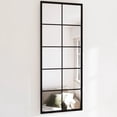 thumbnail image 1 of vidaXL Wall Mirror Black 100x40 cm Metal, 1 of 4
