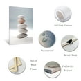 thumbnail image 5 of ZHONGYUTONG Zen Canvas Wall Art Massage Stones Picture Print Spa Painting Spiritual Decor (12"x18"), 5 of 6