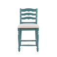 thumbnail image 3 of Linon Marino Wood 24" Counter Stool in Blue, 3 of 10
