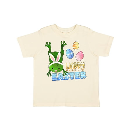 

Inktastic Hoppy Easter Cute Frog with Bunny Ears and Decorated Eggs Boys or Girls Toddler T-Shirt