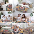 thumbnail image 6 of Colorful Boho Bedding 3 Piece Duvet Cover Set Twin Size, Watercolor Abstract Geometric Soft Microfiber Comforter Cover with Zipper Closure & Pillowcases, Wrinkle & FadeResistant Quilt Cover, 6 of 9