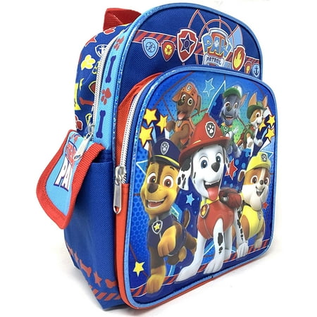Nickelodeon Paw Patrol Mini Toddler 10 Inches Blue Backpack- X-small-2-4yrs