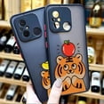 thumbnail image 2 of Matte Case for Redmi A1 K50 K40 GAMING K30 K20 10X 10C 10 9C 9T 9A 9 8 7 PRO 4G 5G Case Funda Coque Capa Shell Cute Little Tiger, 2 of 5
