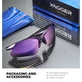 thumbnail image 6 of Xagger Youth Polarized Sports Sunglasses for Boys Girls Age 8-14 Kids Baseball Softball TR90 Frame Glasses, 6 of 6