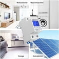 thumbnail image 5 of Medidor digital eléctrico, medidor de energía doméstica monofásico, medidor de energía en riel DIN, kilovatios hora, LCD digital, retroiluminación, 5 of 5