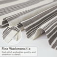thumbnail image 6 of DriftAway Chris Linen Blackout Curtains with Thermal and Sound Reducing Layer 108 Inches Long for Bedroom Striped Printed Drapes Thermal Insulated Lined Window Treatments for Living Room Linen Gray, 6 of 8