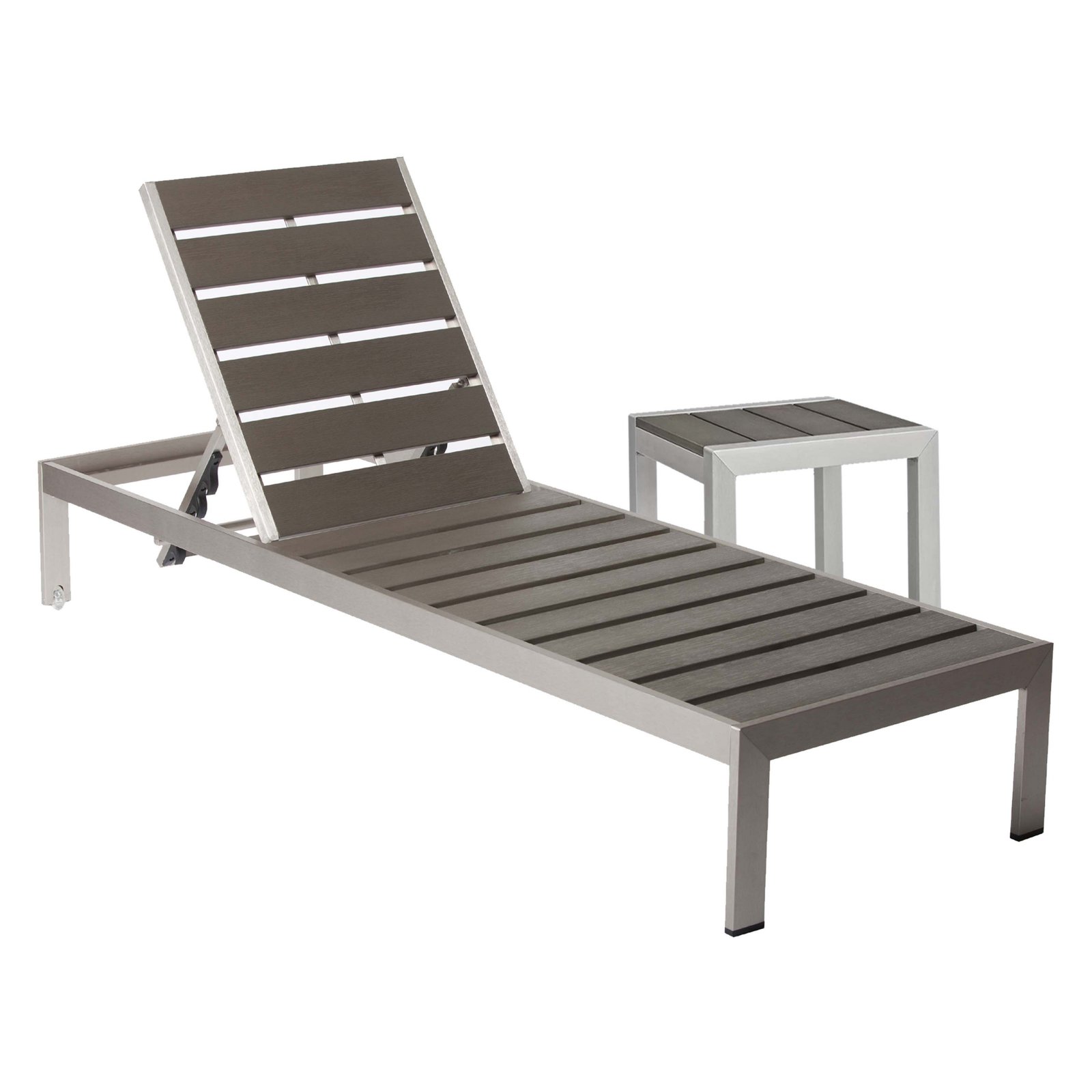 Pangea Home Joseph Lounger and Side Table Sets - image 2 of 2