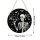 thumbnail image 3 of Cartel De Bienvenida De Halloween Para Puerta Principal, Corona De Madera Para Pared, Para Hogar Y Fiestas Al Aire Libre, 1 Unidad, 3 of 5