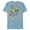 Ocean Blue, variant on Disney Pixar Toy Story 4 Logo and Characters T-Shirt- Short Sleeve Blended T-Shirt for Adults - Customized-Yellow