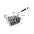 thumbnail image 4 of Taco Deep Shell Fryer Taco Basket Rack frying Kitchen Holder Fried Basket Container Stand 4 Shells, 4 of 9