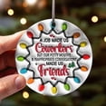 thumbnail image 3 of XEOVHV Gifts for Coworkers, Christmas Ornaments for Coworker Women, Funny Friend Gifts, Friendship Gifts for Work , Women , Christmas Decorations, Ceramic Ornaments, 3 of 5