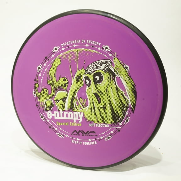 MVP Special Edition Soft Electron Entropy Disc Golf Putter & Approach Disc, Pick Color/Weight [Stamp & Exact Color May Vary] Purple 164-166 grams