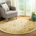 thumbnail image 2 of SAFAVIEH Anatolia Sherman Traditional Wool Area Rug, Light Blue/Sage, 4' x 6', 2 of 10