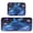 Blue Bunny, variant on 2-Piece Kitchen Mat Set Non Slip Washable Floor Mats Decorative Rugs for Kitchen Sink Laundry Jellyfish in Space