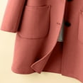 thumbnail image 4 of Felirenzacia Winter Pea Coat for Women Wool Blend Slim Fit Long Jacket Notched Lapel Formal Outerwear for School Teacher, 4 of 7