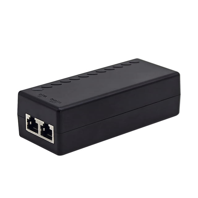 Adaptador de inyección PoE+ Gigabit ThePoeStore 30 W 48 V Power Over Ethernet Plus
