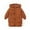 Brown, variant on Kids Mid-Length Quilted Padded Winter Coat Hooded Warm Outerwear for Girls & Boys (Ages 12 Months-8 Years, 5 Colors)