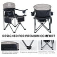 thumbnail image 5 of M8TRX Outdoors Heated Camping Chair, Portable Chair w/ 5000mAH Power Bank, 3 Heat Levels, USB Charging Port, Black, 5 of 11