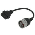 thumbnail image 3 of Câble de Diagnostic OBD1 à OBD2, Résistance à l'Usure Haute Résistance PVC 6 Broches à 16 Broches Adaptateur de Diagnostic pour Scanner pour Camion Robuste, 3 of 7