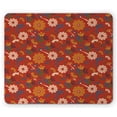thumbnail image 1 of Vintage Mouse Pad, Flower Silhouettes on a Half Circle Scale Background Spring Blossom Theme, Rectangle Non-Slip Rubber Mousepad, Multicolor, by Ambesonne, 1 of 2