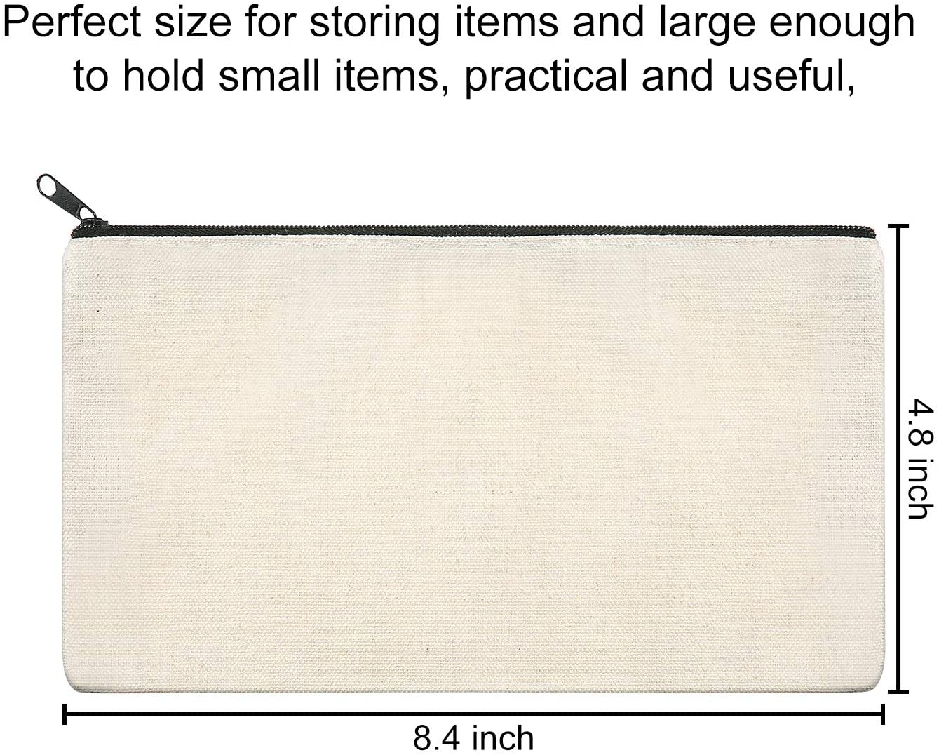 sublimation zipper pouch