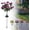 Purple, variant on Solar Powered Memorial Flower Stake Lights, Waterproof LED Bloom Garden Lights, Grave Cemetery Tribute Decorative Lamps for Yard Patio Path Outdoor Remembrance Decoration