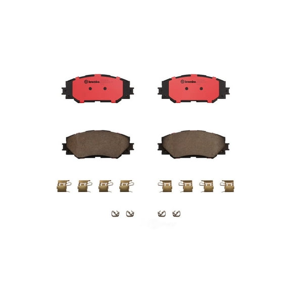 Brembo P83082N NAO BRAKE PADS Fits select: 2014-2017 TOYOTA RAV4 LE, 2011 TOYOTA RAV4 LIMITED