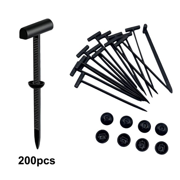Hearth & Gear Nylon Universal Tie Buckle 3.54 Inch Heavy Duty Ties With One Lock Industrial Strength For Automotive Machinery And Management (200Pcs/30Pcs Optional) Large C Clamp Set Fence Clamps for