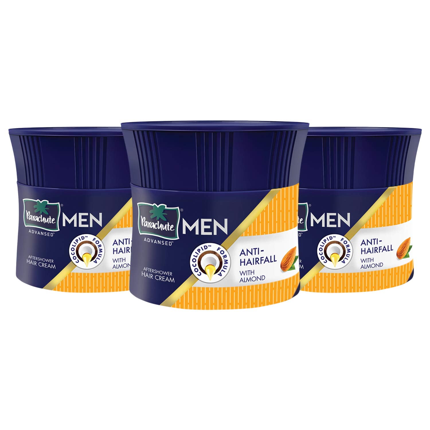 Parachute Advansed Men Hair Cream with Almond Oil for Anti Hair Fall - 100GM (Pack of 3) Parachute Advansed Men Hair Cream with Almond Oil for Anti Hair Fall - 100GM (Pack of 3)