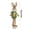 B, variant on A Long Legged Plush Bunny Doll Figure In Warm Orange Hue Perfect For Adding A Pop Of Spring Color To Your Easter Holiday Table Centerpiece Or Shelf Decor