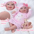 thumbnail image 4 of Muñeca Reborn Babeside Relike Leen con forma de corazón, 50 cm, 4 of 7